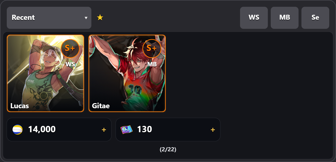 Lucas + Gitae + 17k ball
